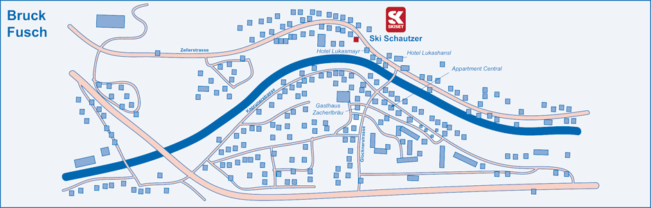 Ski equipment to Bruck an der Glocknerstrasse