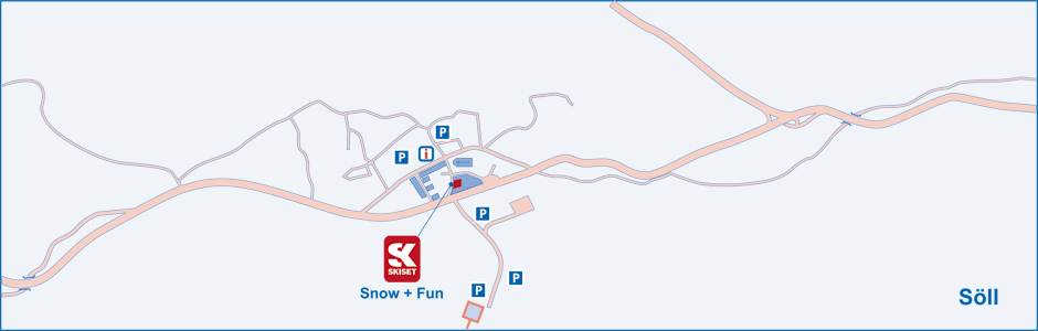 Ski equipment to Söll
